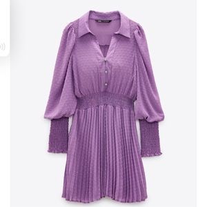 Zara purple dress